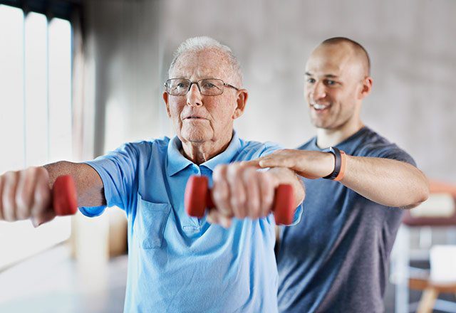 Massagem terapêutica e Treino
