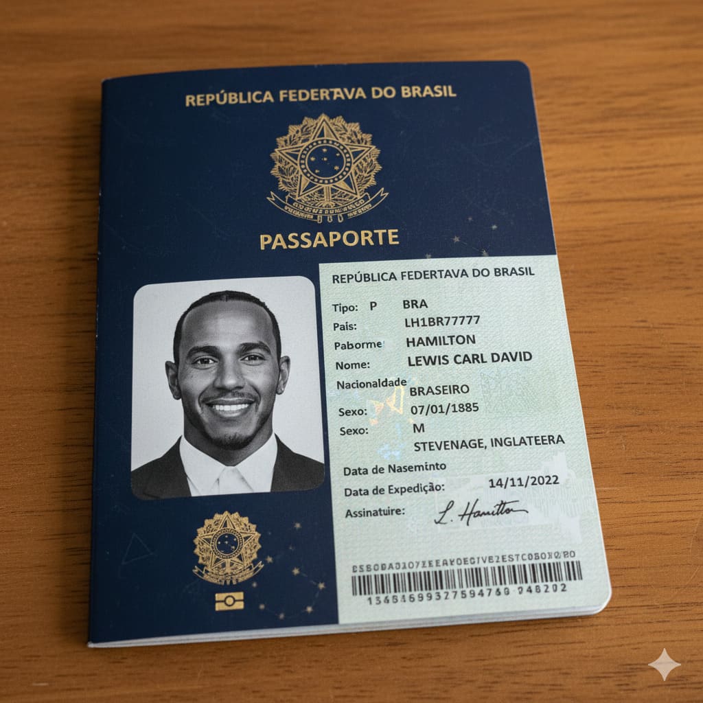 Lewis Hamilton é Cidadão Brasileiro?