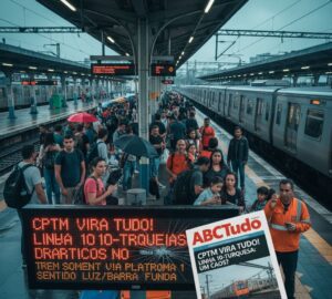 CPTM VIRA TUDO! LINHA 10-TURQUESA: UM CAOS? CPTM VIRA TUDO! LINHA 10-TURQUESA: UM CAOS?
