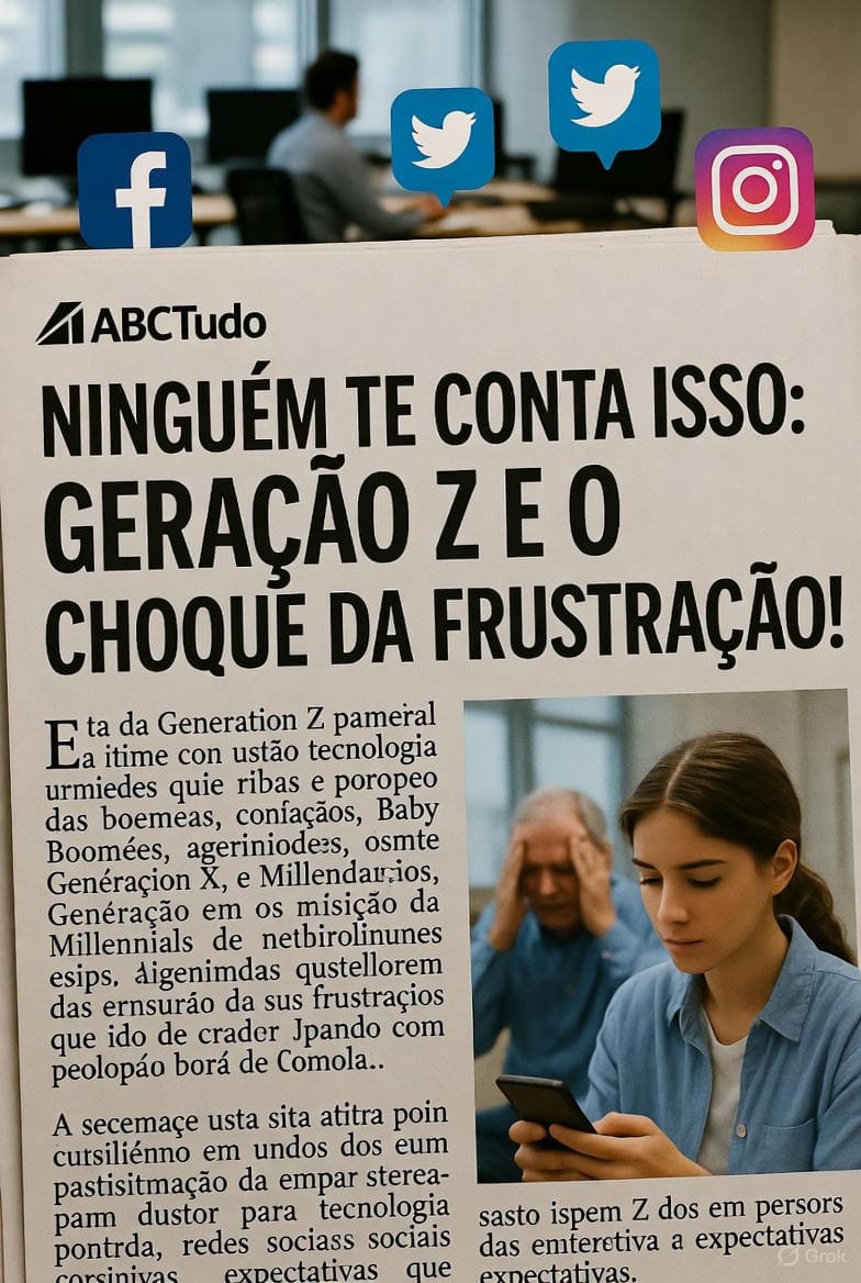 GERAÇÃO Z: POR QUE A FRUSTRAÇÃO É TÃO GRANDE?