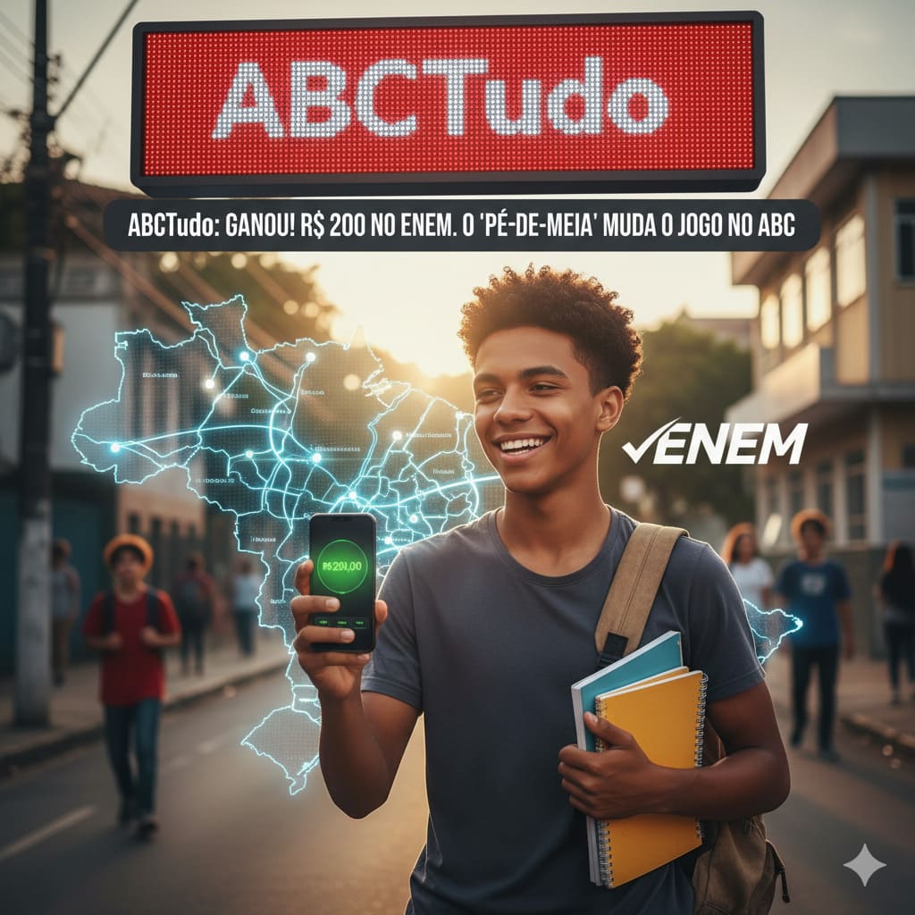 Pé-de-Meia - Grana Extra! R$ 200 no Enem