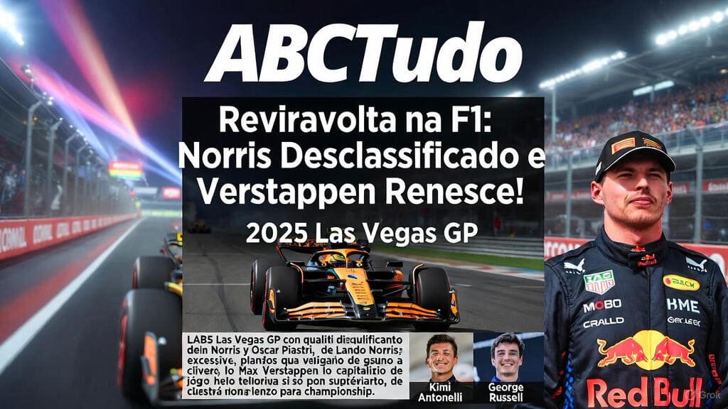 Reviravolta na F1: Norris Desclassificado e Verstappen Renasce!