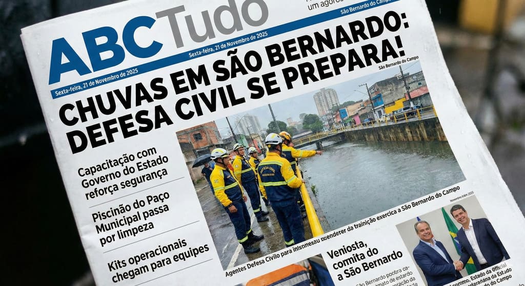 Título: Chuvas em São Bernardo: Defesa Civil se prepara!