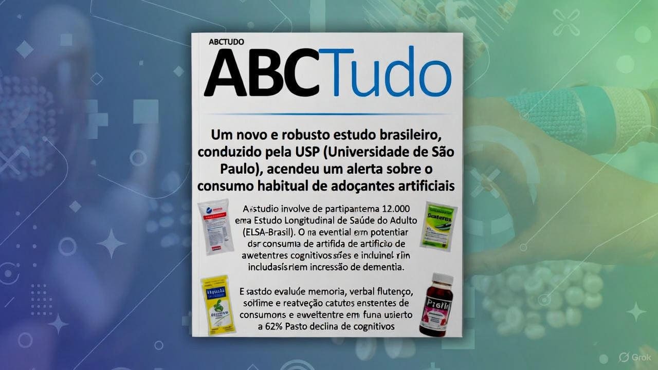Adoçante Causa Demência? Estudo da USP Choca o Brasil