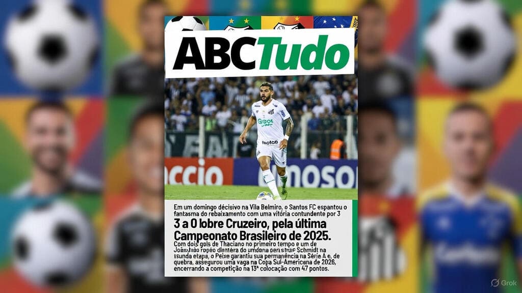 Santos Humilha Cruzeiro e Escapa da Série B: Veja os Gols!