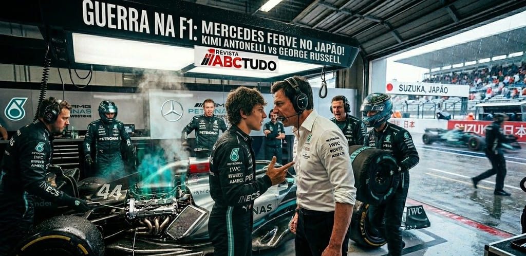 Guerra na F1: Mercedes Ferve no Japão!