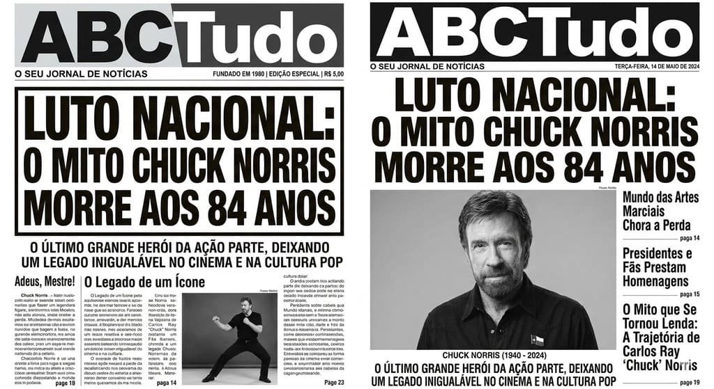O Imbatível Caiu: Morre Chuck Norris aos 86