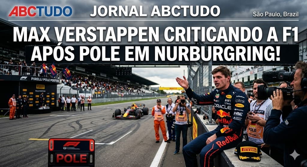 Verstappen Cutuca F1 Após Pole em Nurburgring!