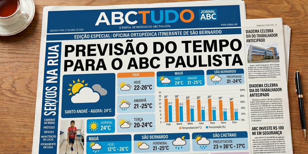 Alerta Máximo: Frente Fria Chega ao ABC!