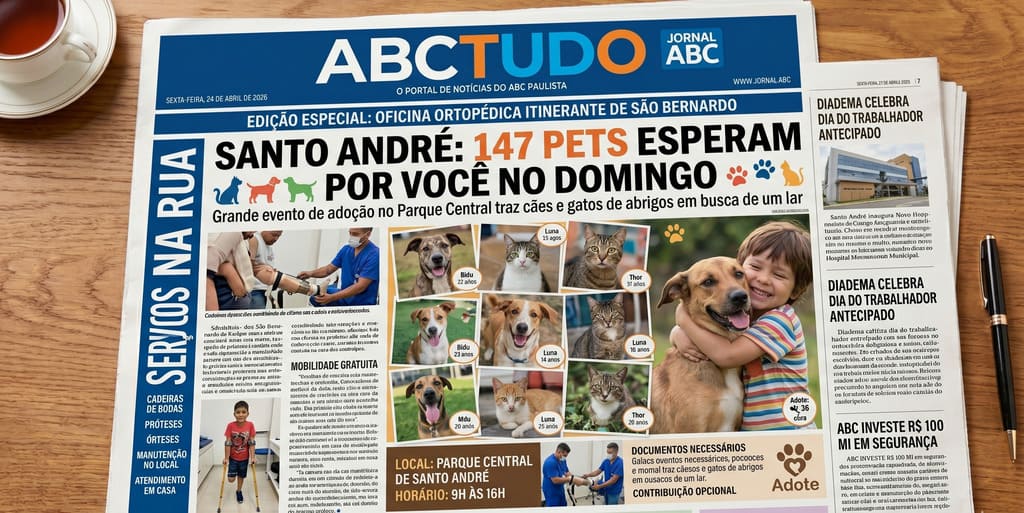 Santo André: 147 Pets Esperam por Você no Domingo!