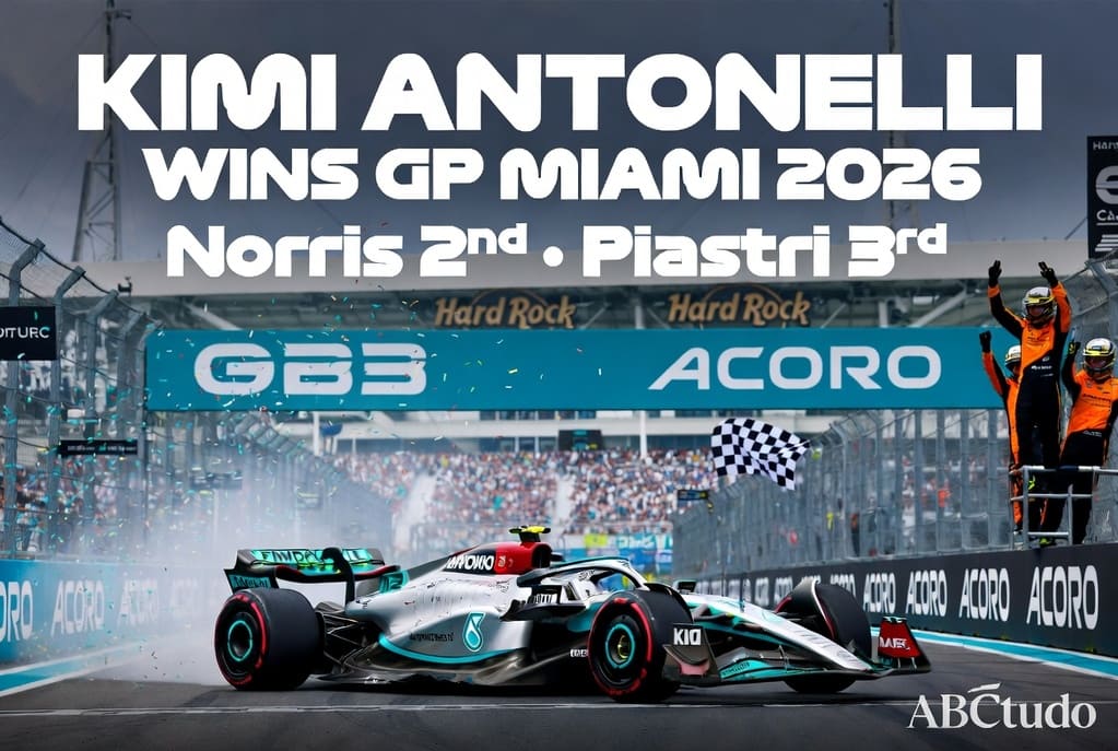 Antonelli Esmaga em Miami: Vitória + Pódio McLaren!