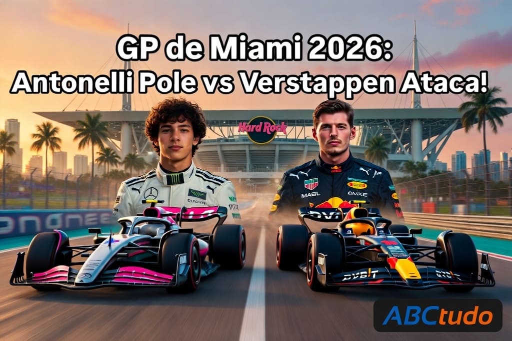 Antonelli na Pole, Verstappen Ataca: Quem Vence o GP de Miami?