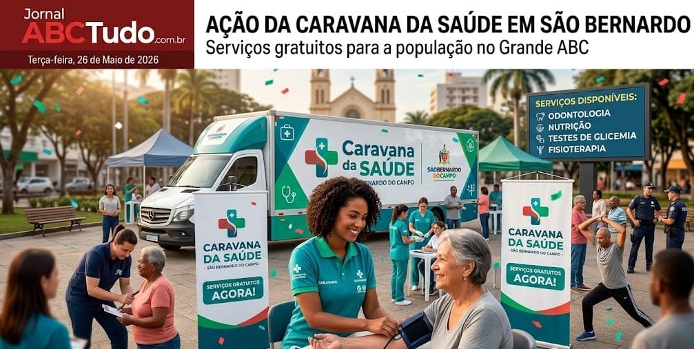 Caravana da Saúde em São Bernardo: Testes e vacinas grátis!