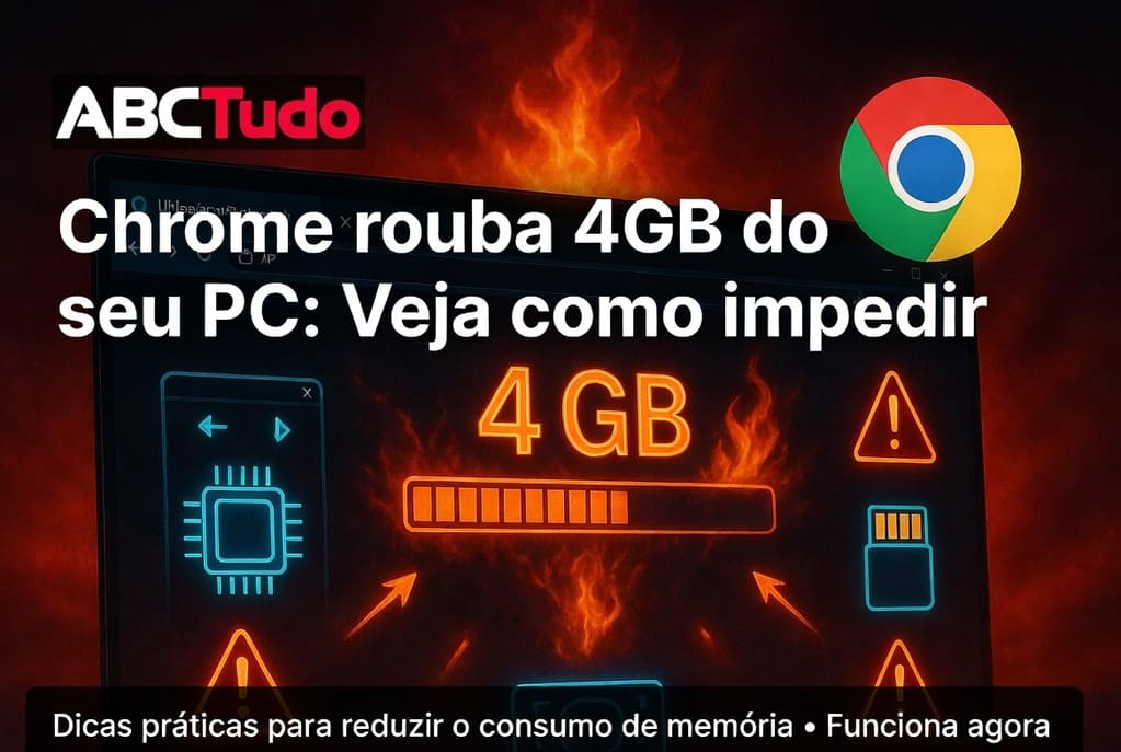 Chrome rouba 4GB do seu PC: Veja como impedir!