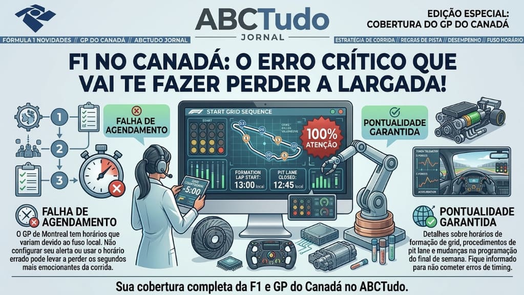 F1 no Canadá: O erro que vai te fazer perder a largada!