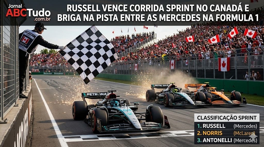 Fogo na Mercedes: Russell Vence e Causa Caos!