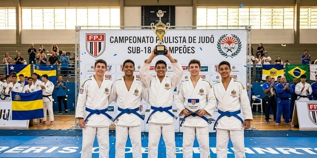 Judô sub-18 de SBC é campeão paulista