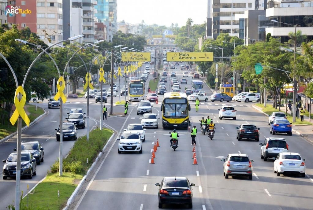 Maio Amarelo: São Caetano blinda vias contra caos!