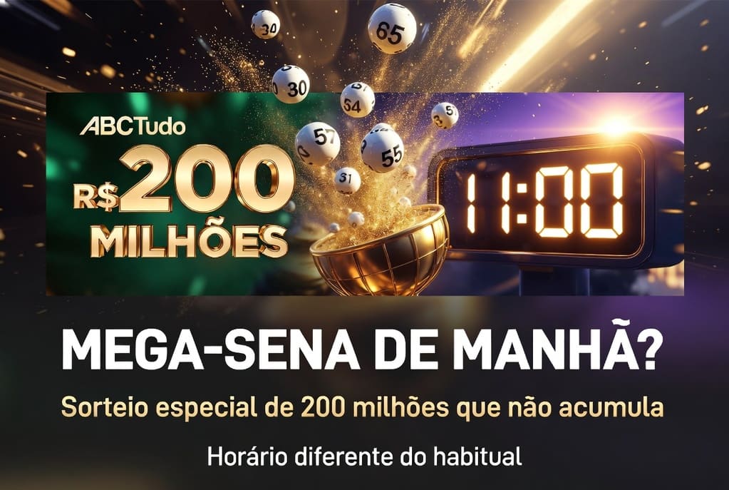 Mega-Sena às 11h? Sorteio Especial de R$ 200 mi!