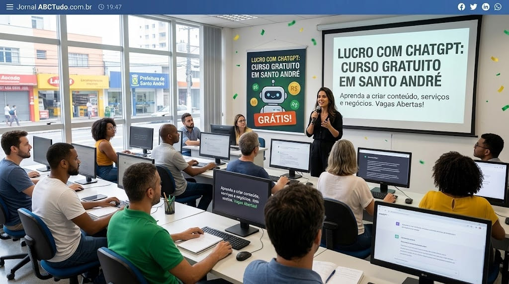 Santo André ensina a lucrar com ChatGPT de graça!