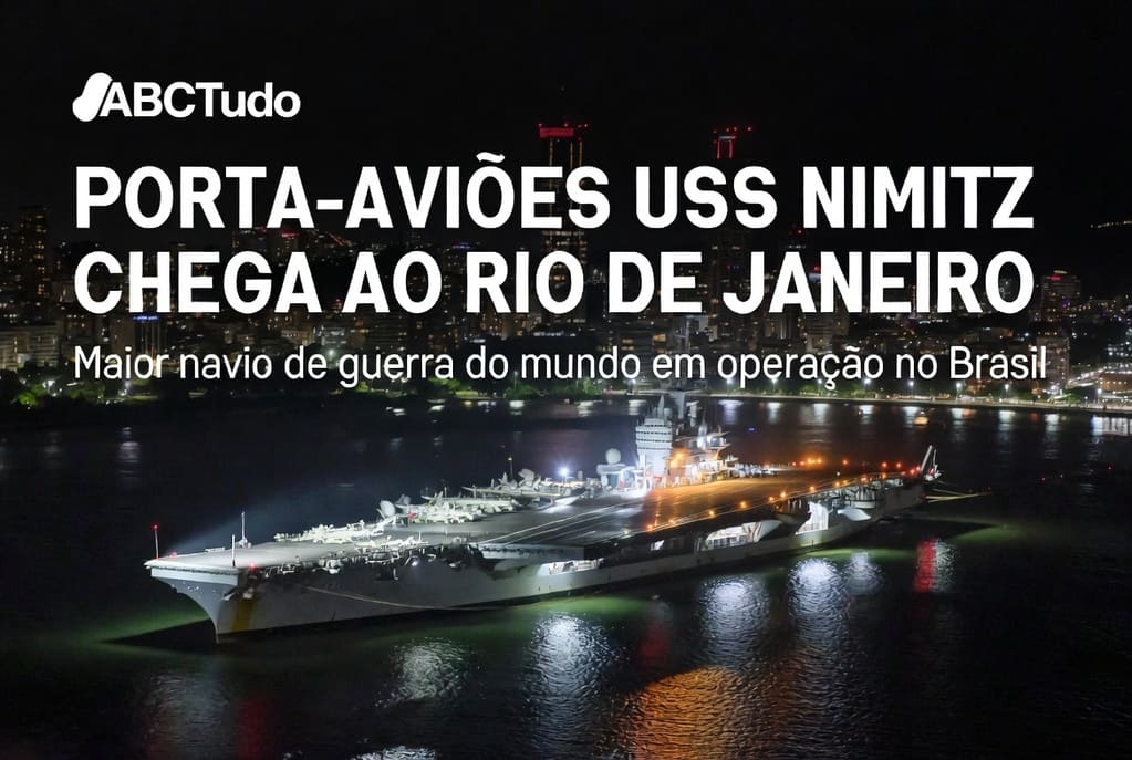 USS Nimitz no Rio: O Segredo da Operação Militar