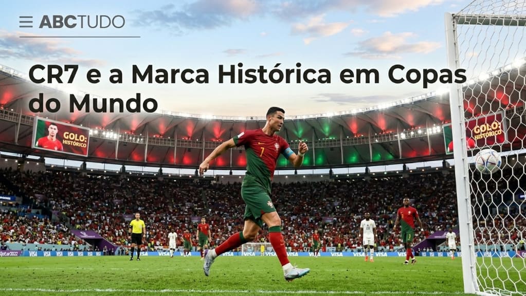 Cristiano Ronaldo atinge marca Histórica em Copas!