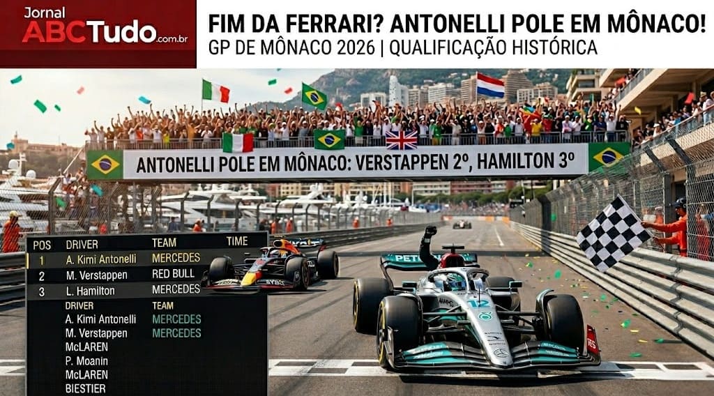 Fim da Ferrari? Antonelli Pole em Mônaco!