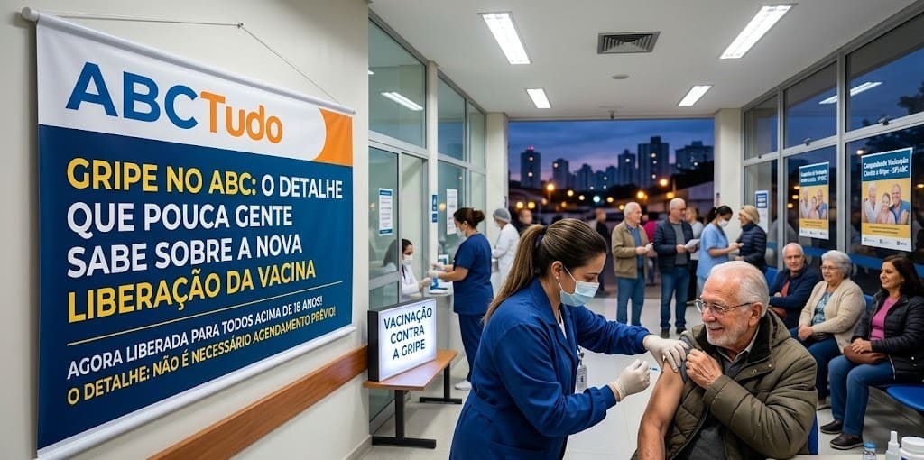 Gripe no ABC: O detalhe que pouca gente sabe sobre a nova liberação da vacina