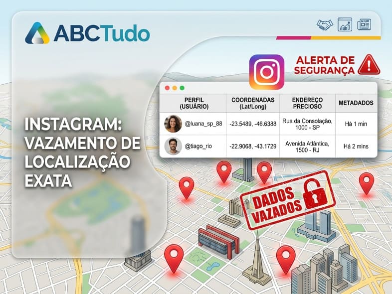 Instagram vaza localização exata de usuários no país!