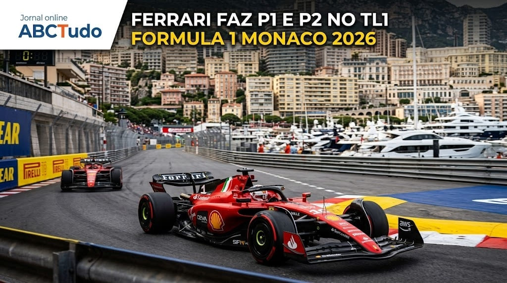 Leclerc lidera TL1 em Mônaco com a Ferrari!