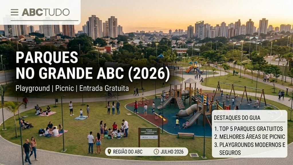 Melhores Parques do Grande ABC 2026: com Playground, Piquenique e Entrada Grátis