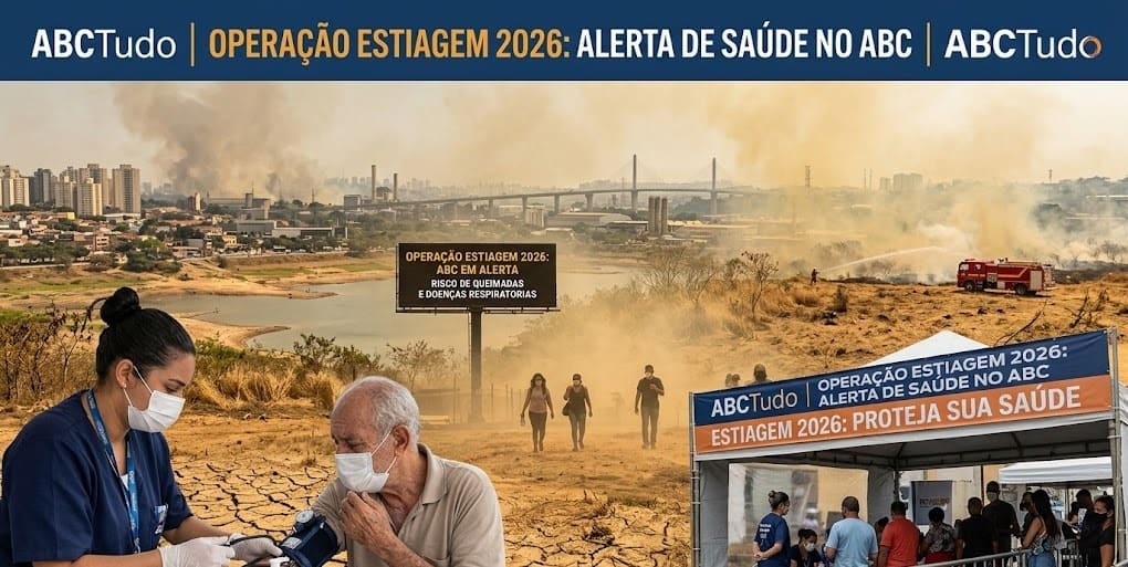 Operação Estiagem 2026: O Alerta de Saúde no ABC