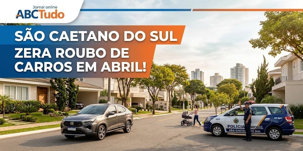 São Caetano zera roubo de carros em abril!