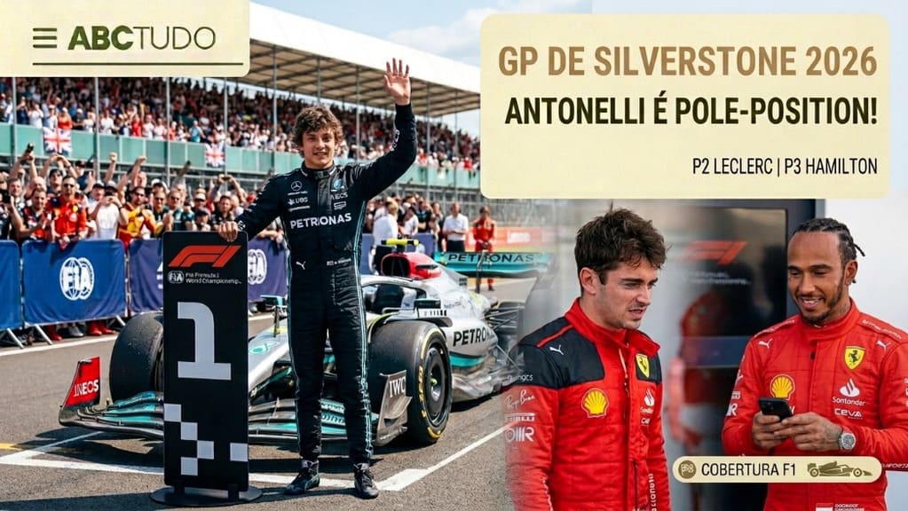 Antonelli Crava a Pole e Cala Hamilton em Casa