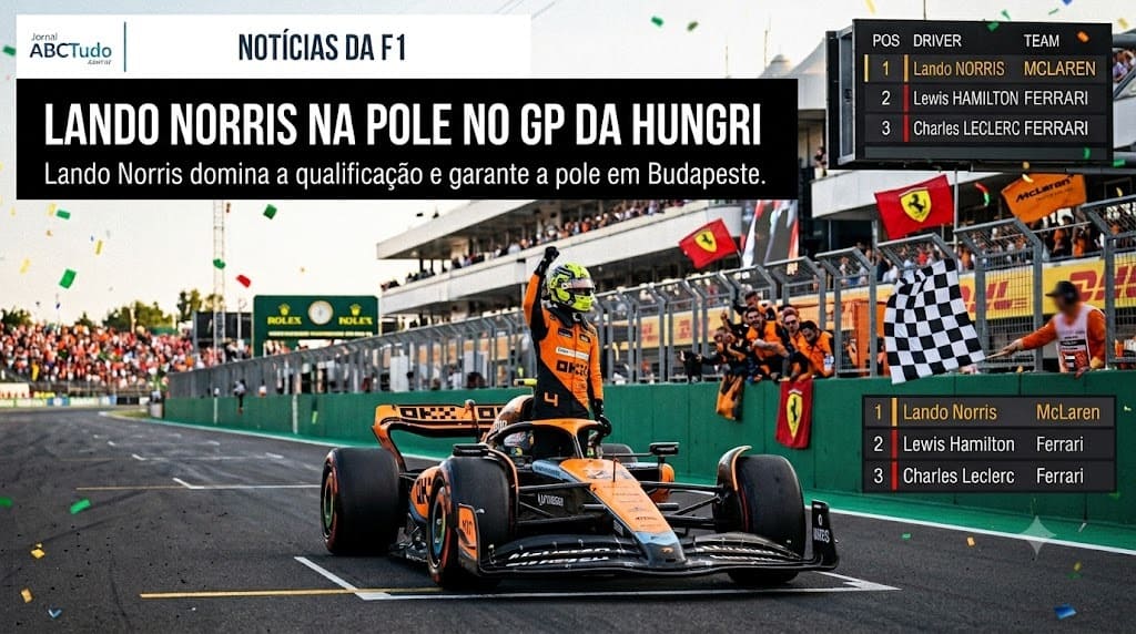 BUMBASTICO! NORRIS DESBANCA HAMILTON NA HUNGRIA!