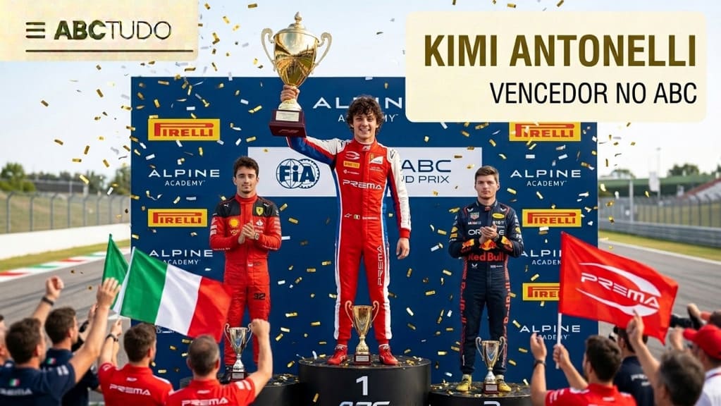 Kimi Antonelli vence em Spa e domina a F1 2026!