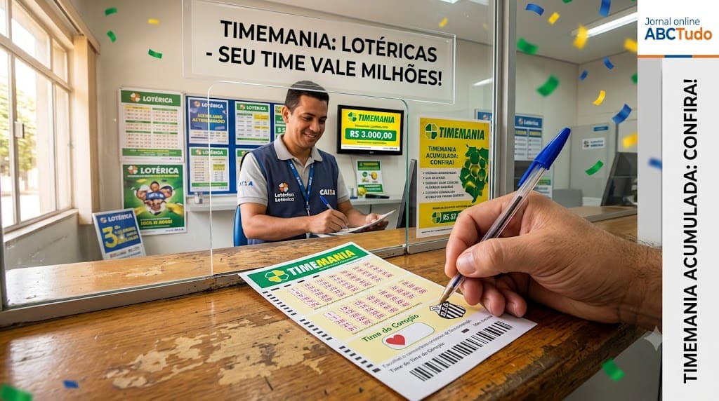 Resultado Ninguém ganha a Timemania 2421 e prêmio vai a R$ 5,7 mi!