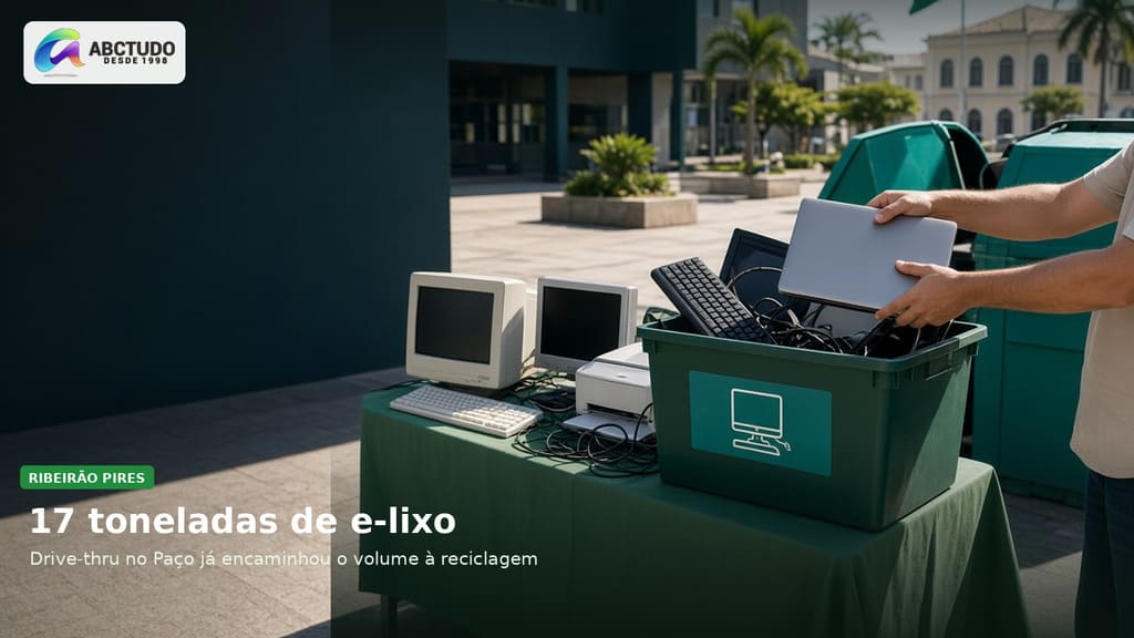 Ribeirão já reciclou 17 t de lixo eletrônico