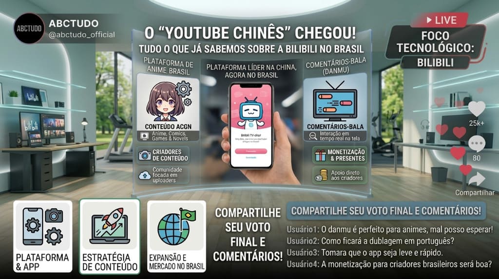 Billy Billy, o YouTube chinês, chegou ao Brasil: o que já se sabe sobre a Bilibili