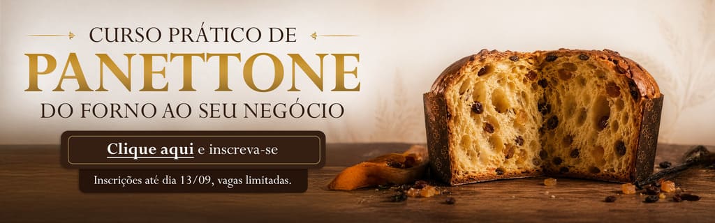 Curso gratuito de panettones abre 40 vagas em SBC!