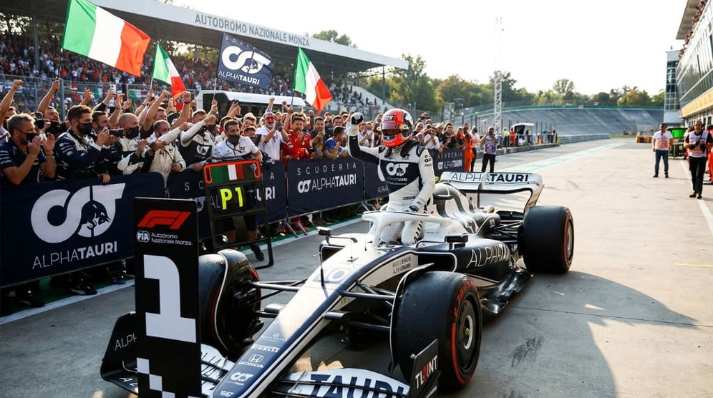 Gasly é pole em Monza e punição abala Antonelli!