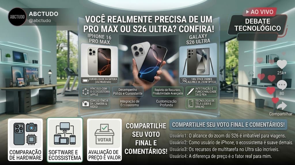 Precisa mesmo de um Pro Max ou S26 Ultra? Veja!