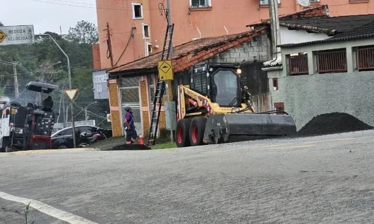 Rua Miguel Prisco Recebe Fresagem em Ribeirão Pires