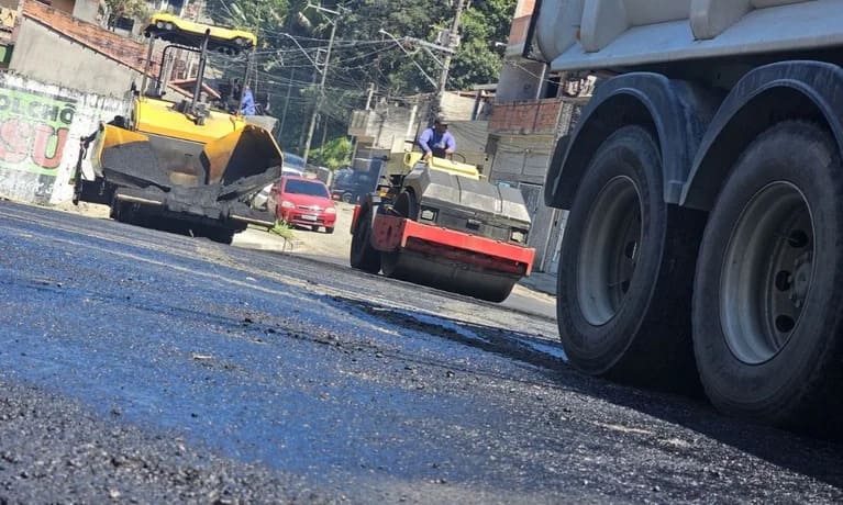 Rua Pedro Mozelli Ganha Asfalto no Parque Aliança